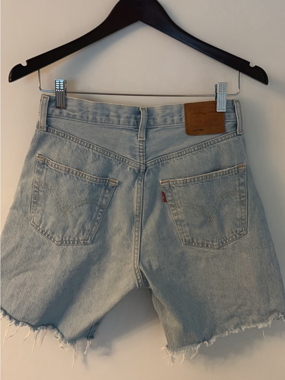 Levi's 501 90’s Light Wash Women’s Denim Cutoff Shorts